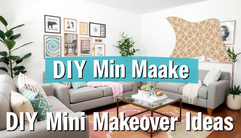 DIY mini makeovers for living room decor