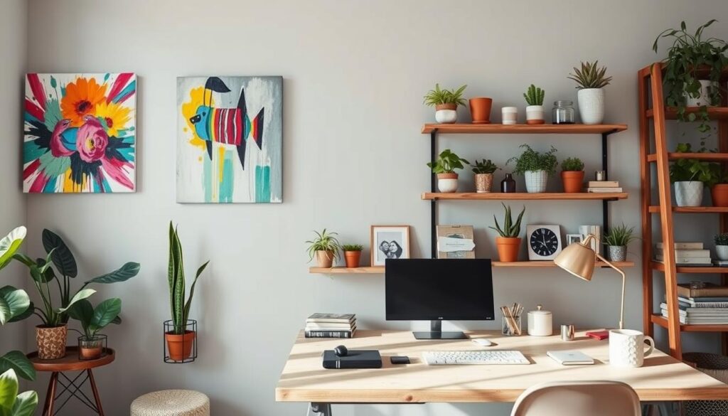 DIY projects for home office art