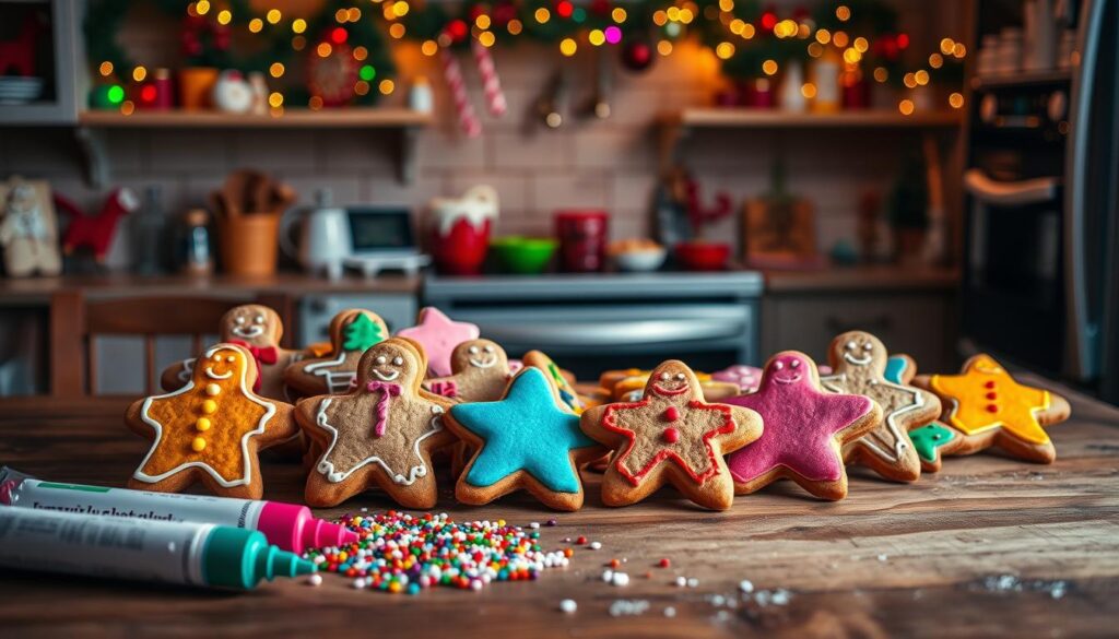 Gingerbread decorating