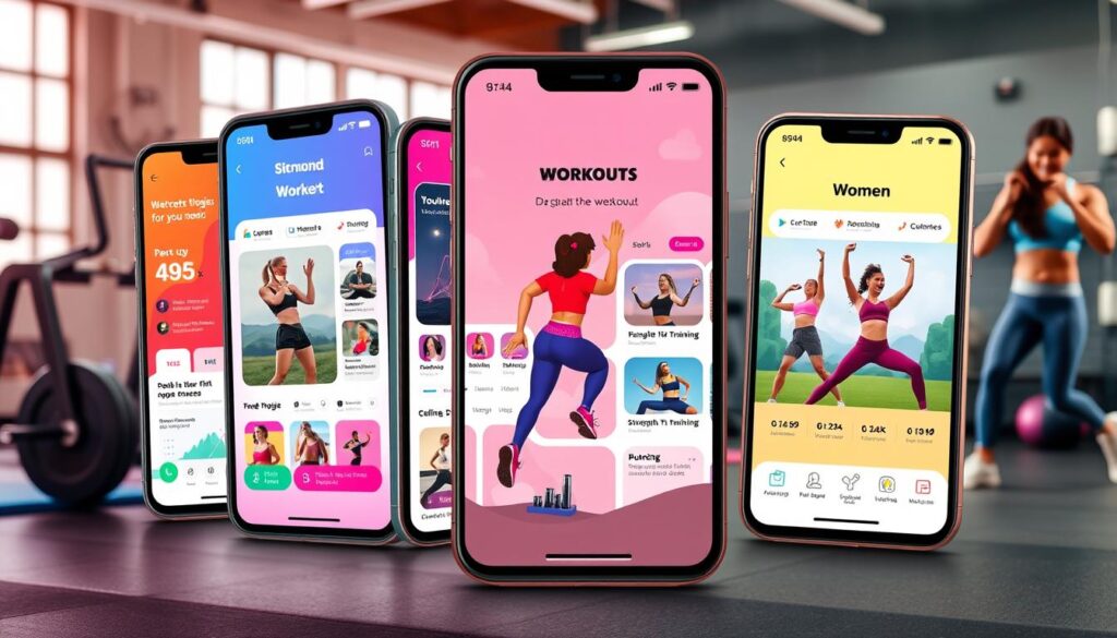 diverse workout apps