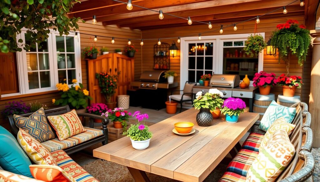 entertaining ideas in a backyard gathering