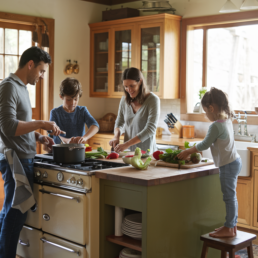 Family kitchen adventures