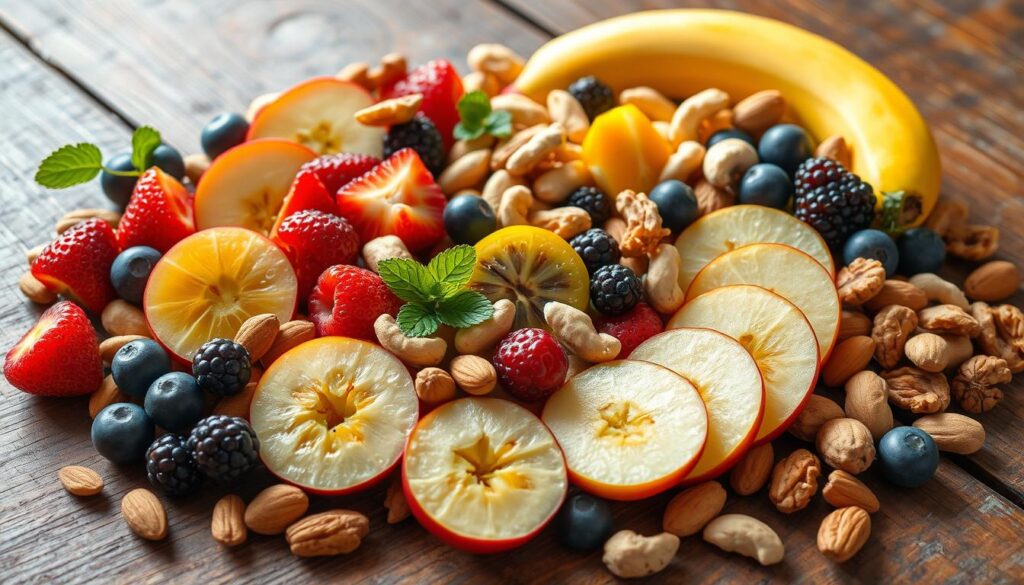 fruit and nut snacks