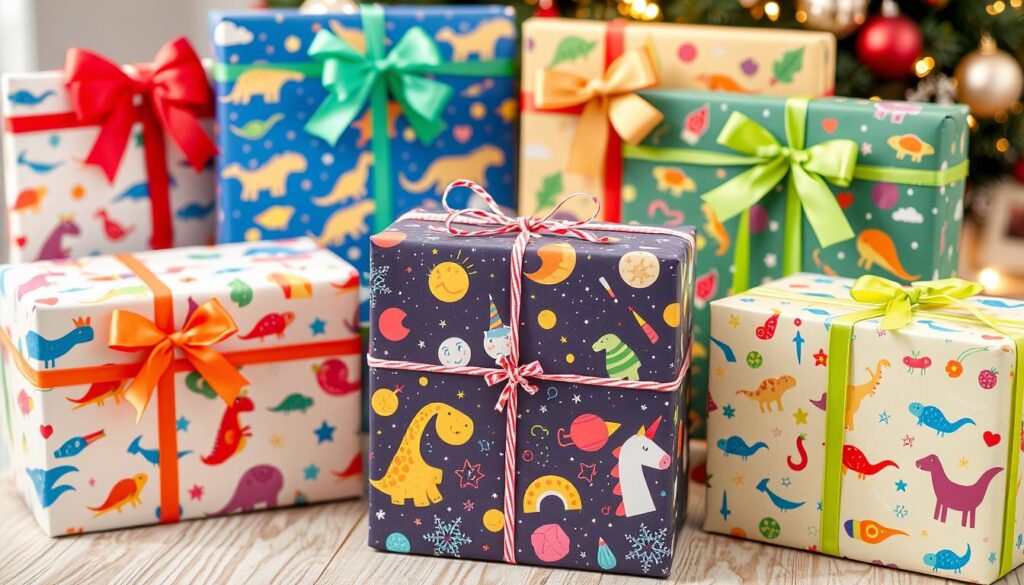 fun gift wrap for kids