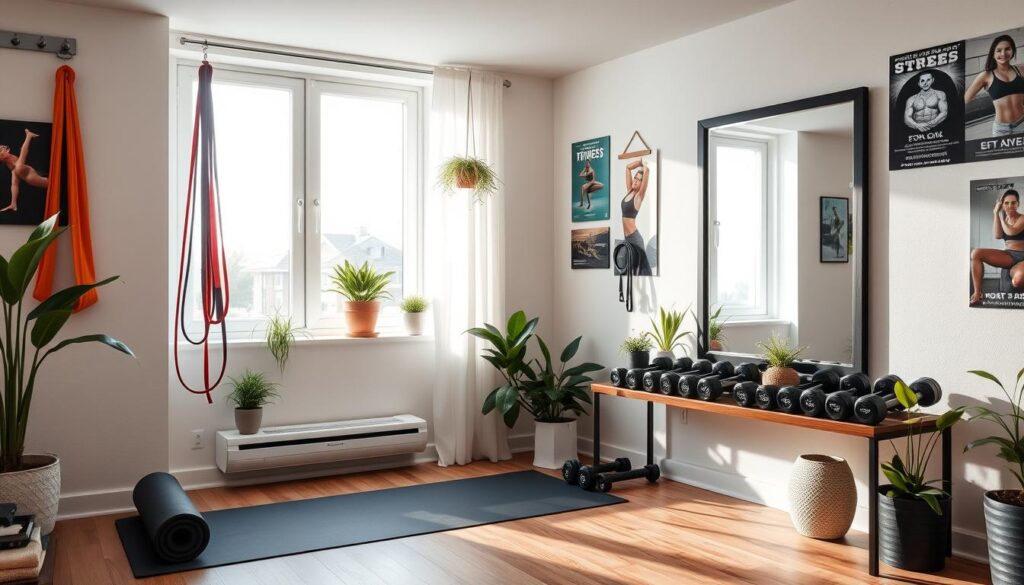 home gym setup