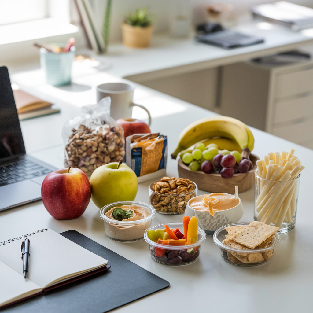 no-cook snacks for office