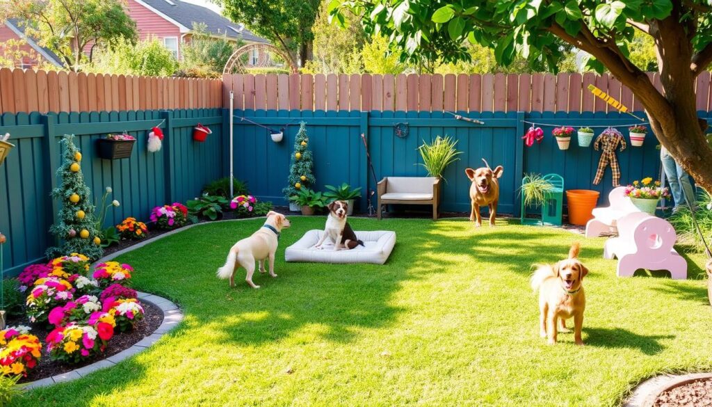 pet-friendly backyard for pets