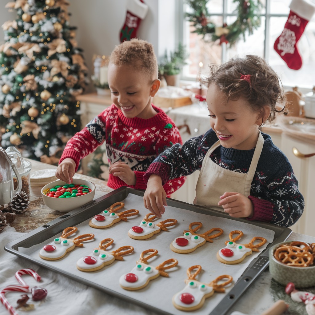 peanut butter reindeer cookies