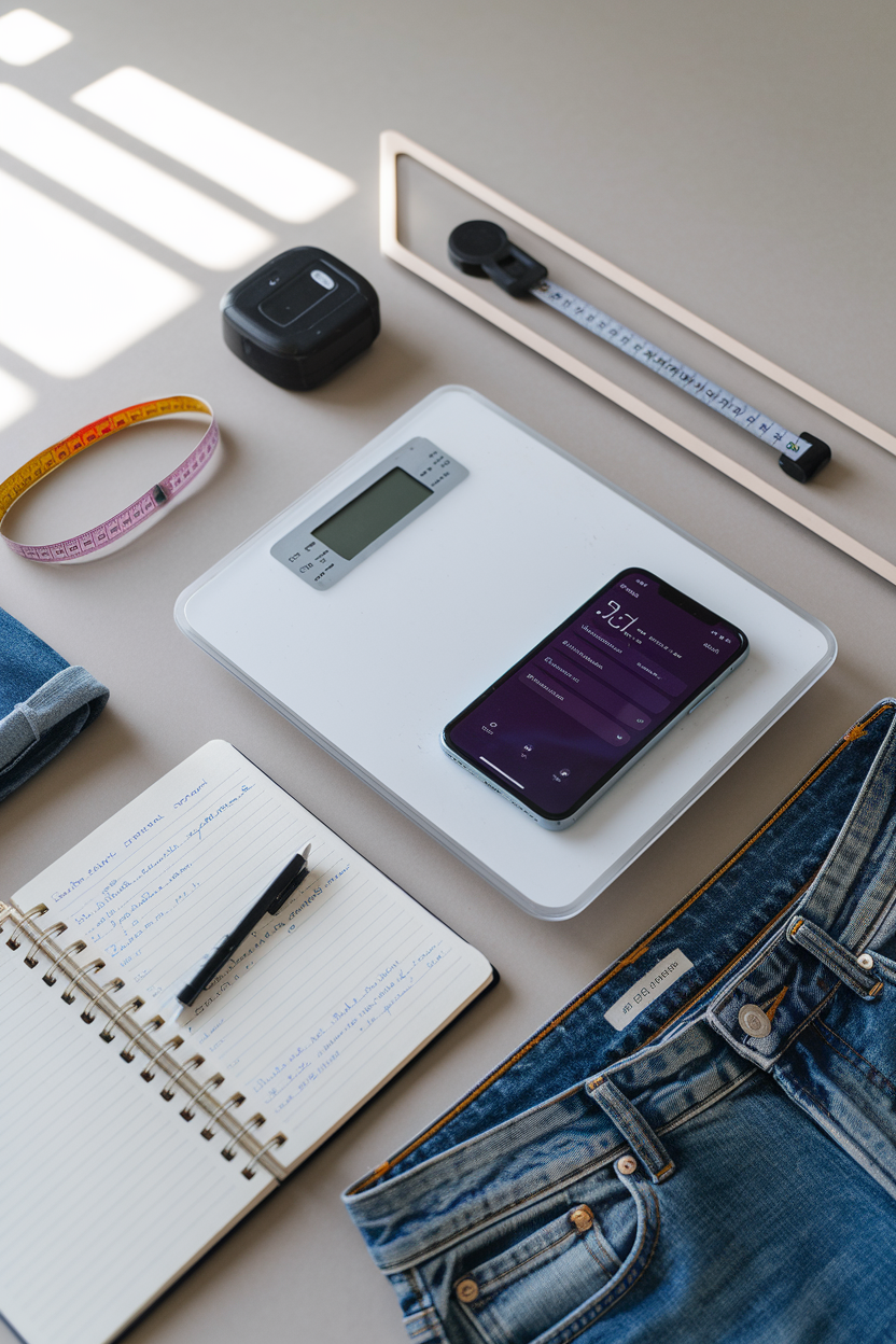 Measurement tools for tracking fitness progress beyond the scale.